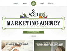 Tablet Screenshot of 3seedmarketing.com